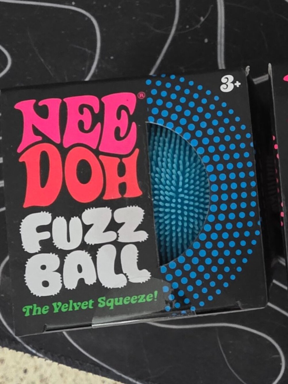 NIB BLUE NEE DOH FUZZ BALL